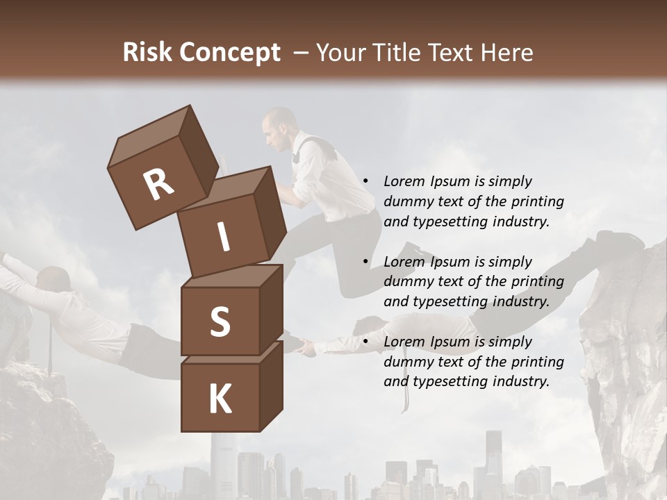 Danger Work Courage PowerPoint Template