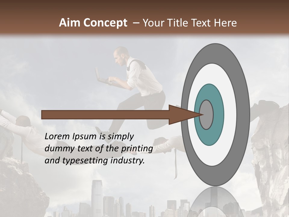 Danger Work Courage PowerPoint Template