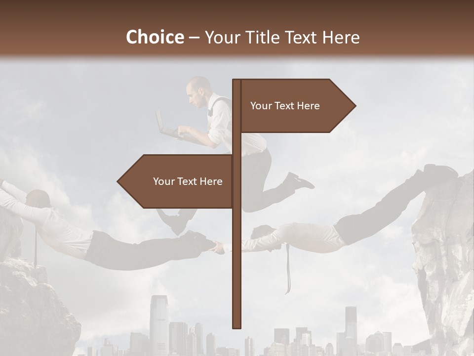 Danger Work Courage PowerPoint Template