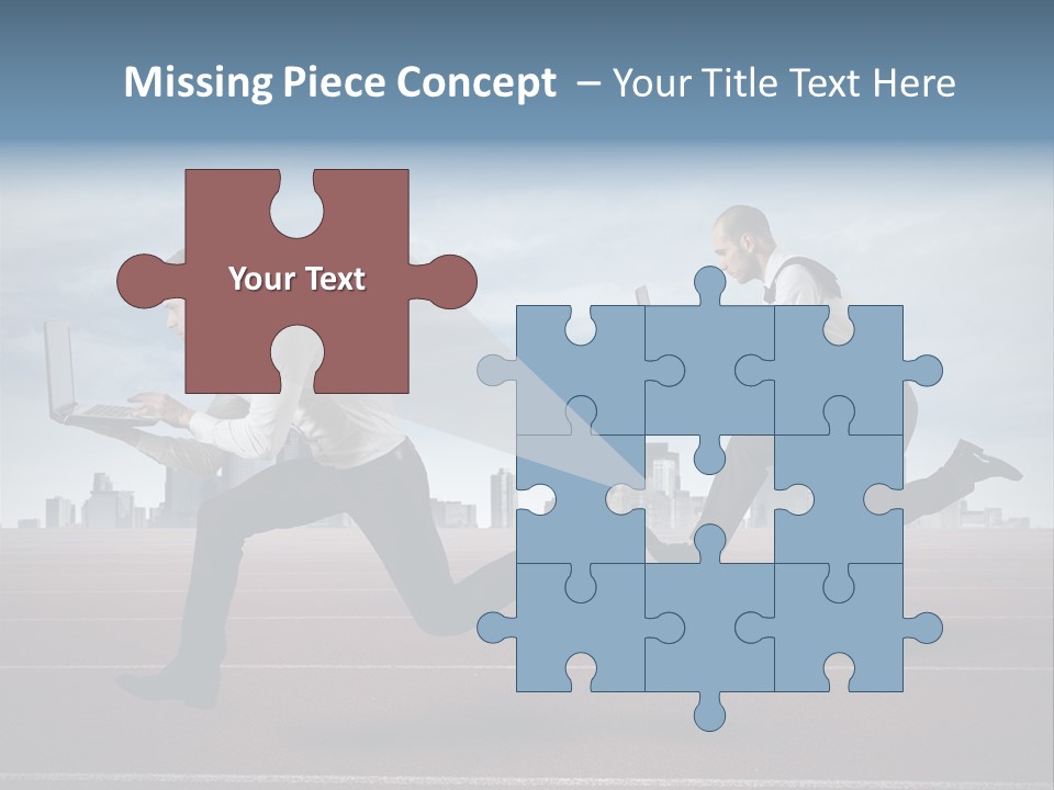 Finance Determined Running PowerPoint Template