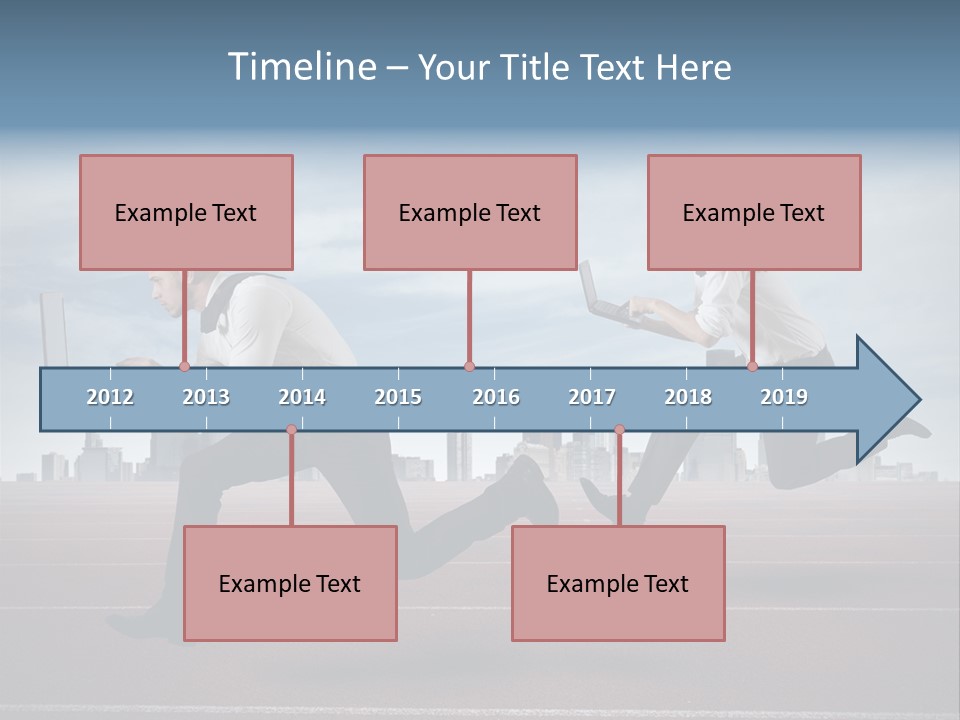 Finance Determined Running PowerPoint Template