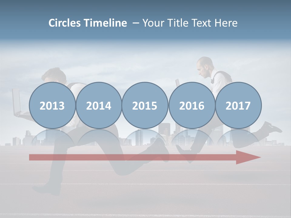 Finance Determined Running PowerPoint Template