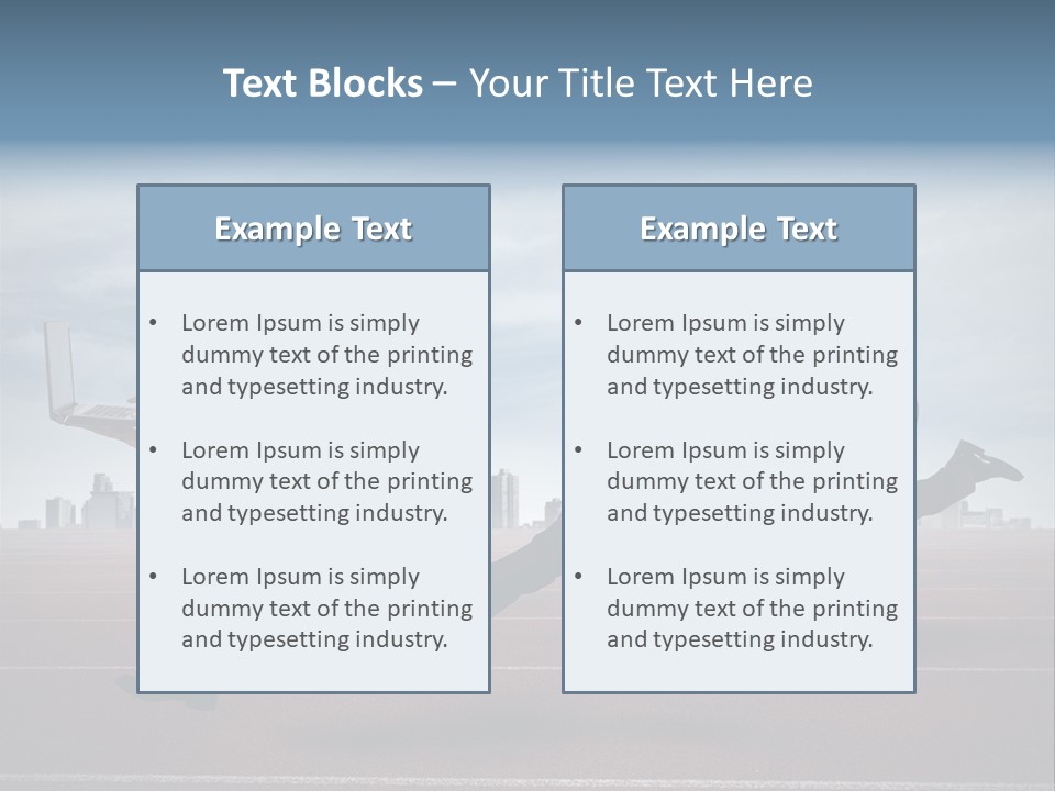 Finance Determined Running PowerPoint Template