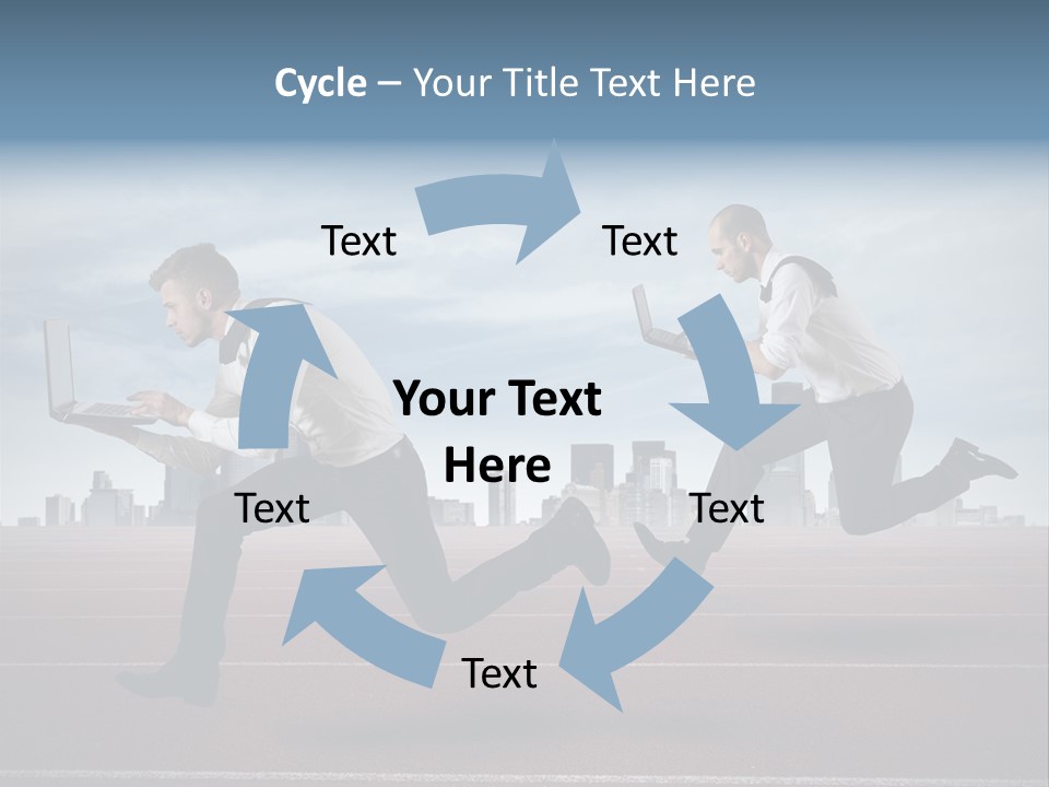 Finance Determined Running PowerPoint Template