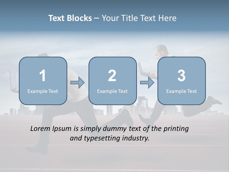 Finance Determined Running PowerPoint Template