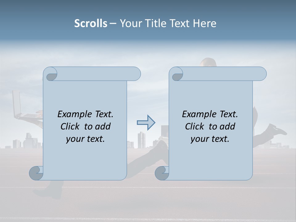Finance Determined Running PowerPoint Template