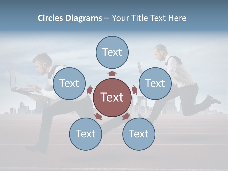 Finance Determined Running PowerPoint Template