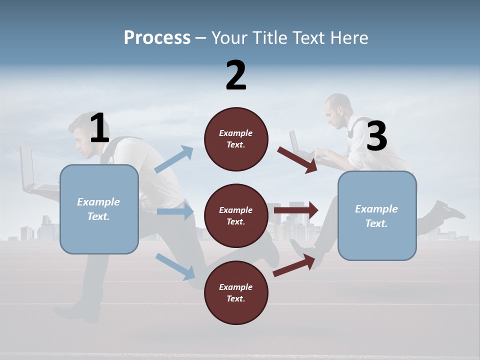 Finance Determined Running PowerPoint Template