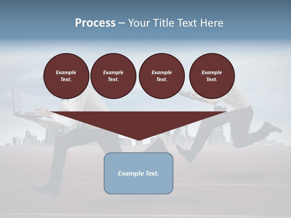 Finance Determined Running PowerPoint Template