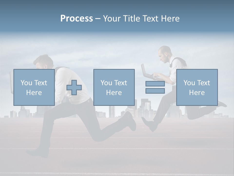 Finance Determined Running PowerPoint Template