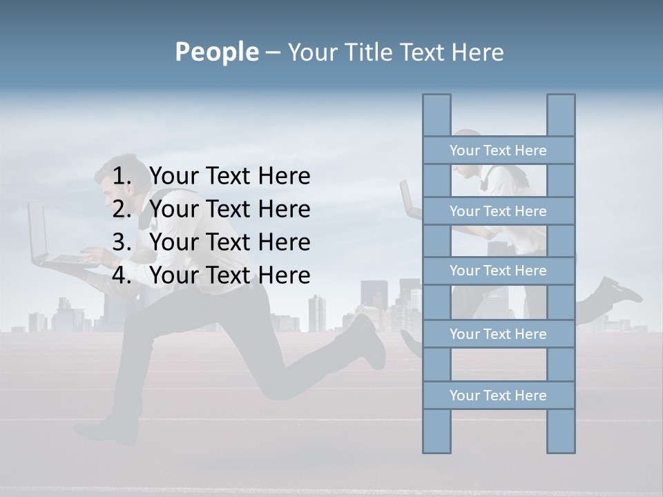 Finance Determined Running PowerPoint Template