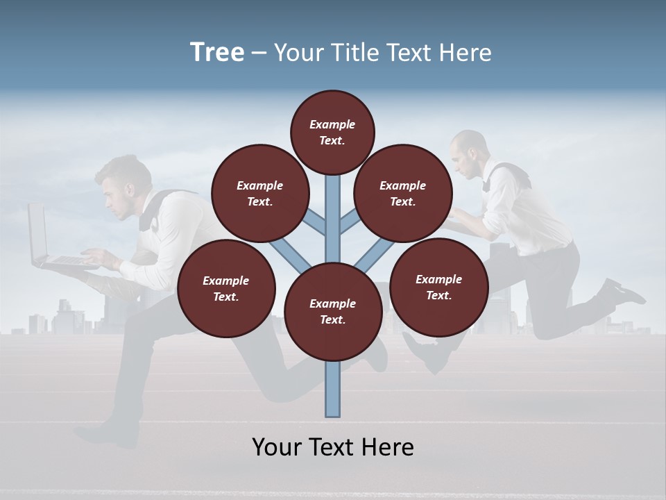 Finance Determined Running PowerPoint Template