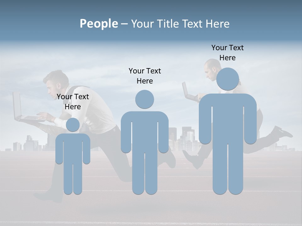 Finance Determined Running PowerPoint Template