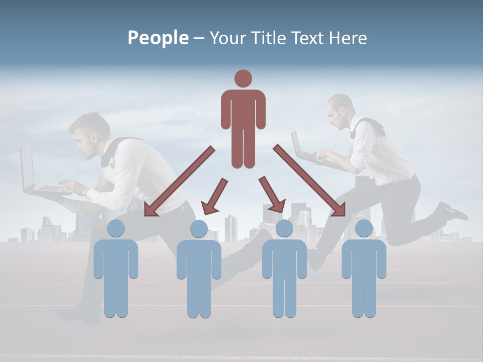 Finance Determined Running PowerPoint Template