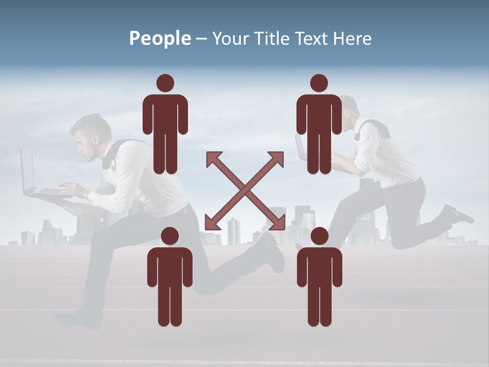 Finance Determined Running PowerPoint Template