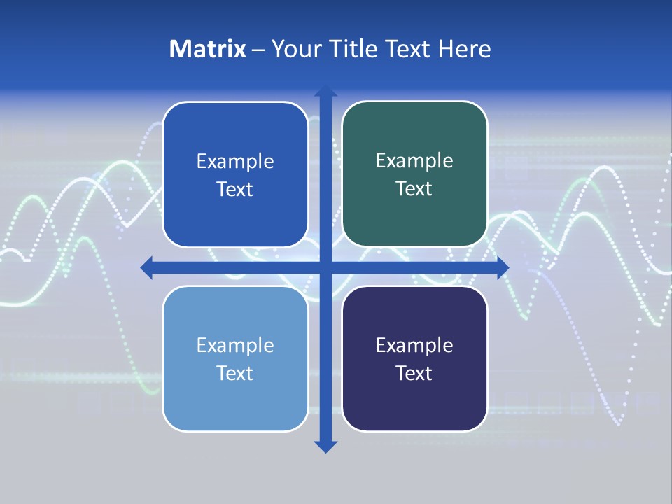 Techno Glimmer Stripe PowerPoint Template