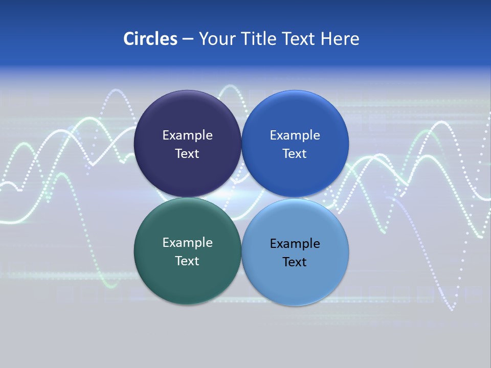Techno Glimmer Stripe PowerPoint Template