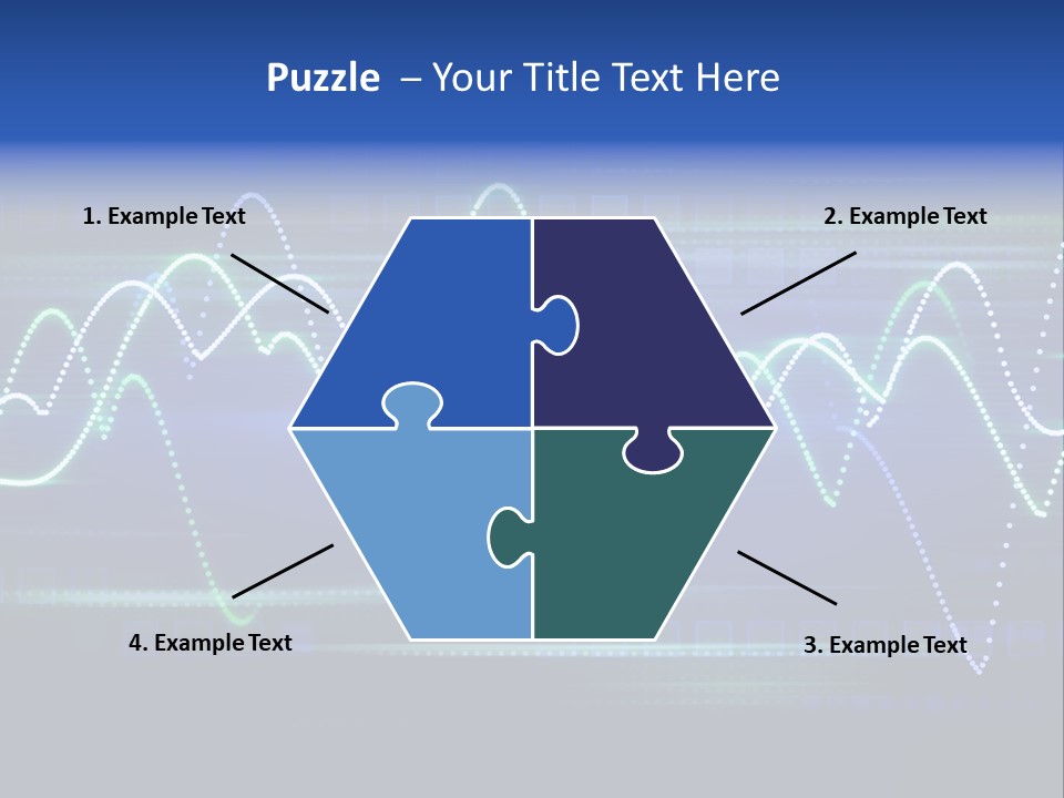 Techno Glimmer Stripe PowerPoint Template