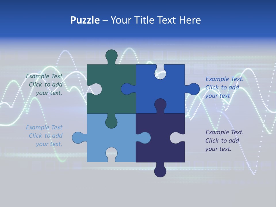 Techno Glimmer Stripe PowerPoint Template