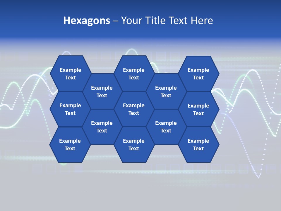 Techno Glimmer Stripe PowerPoint Template