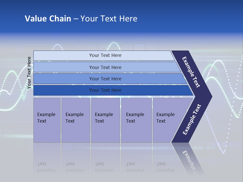 Techno Glimmer Stripe PowerPoint Template