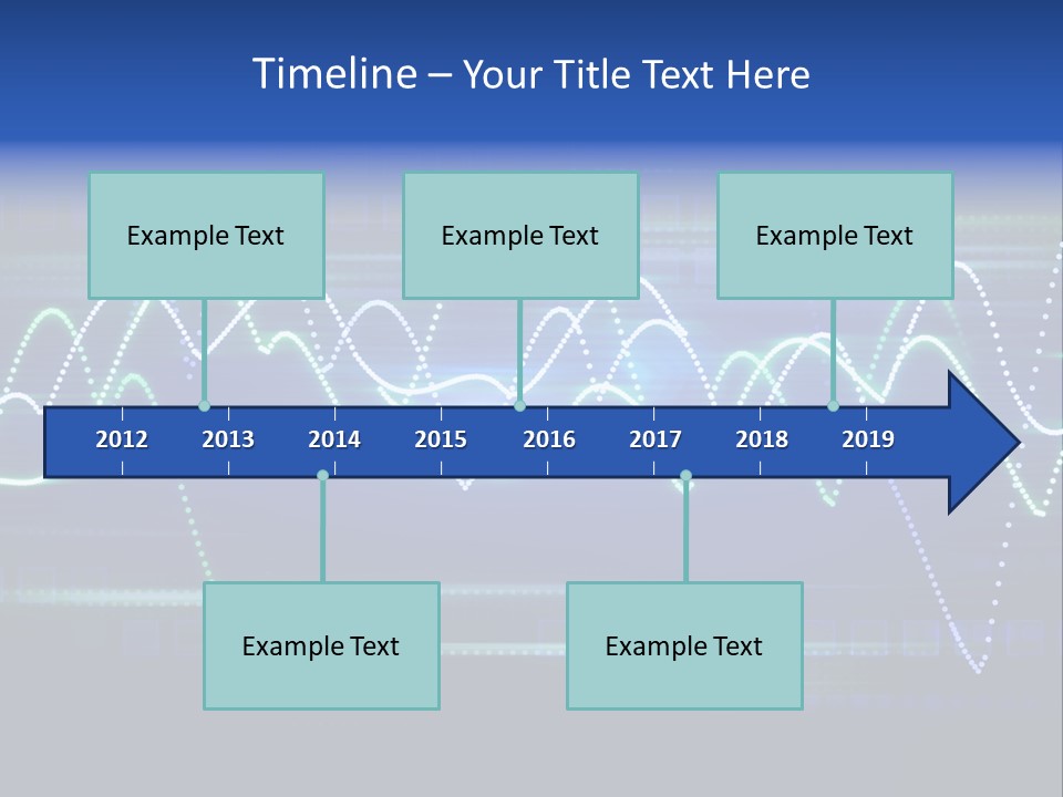 Techno Glimmer Stripe PowerPoint Template