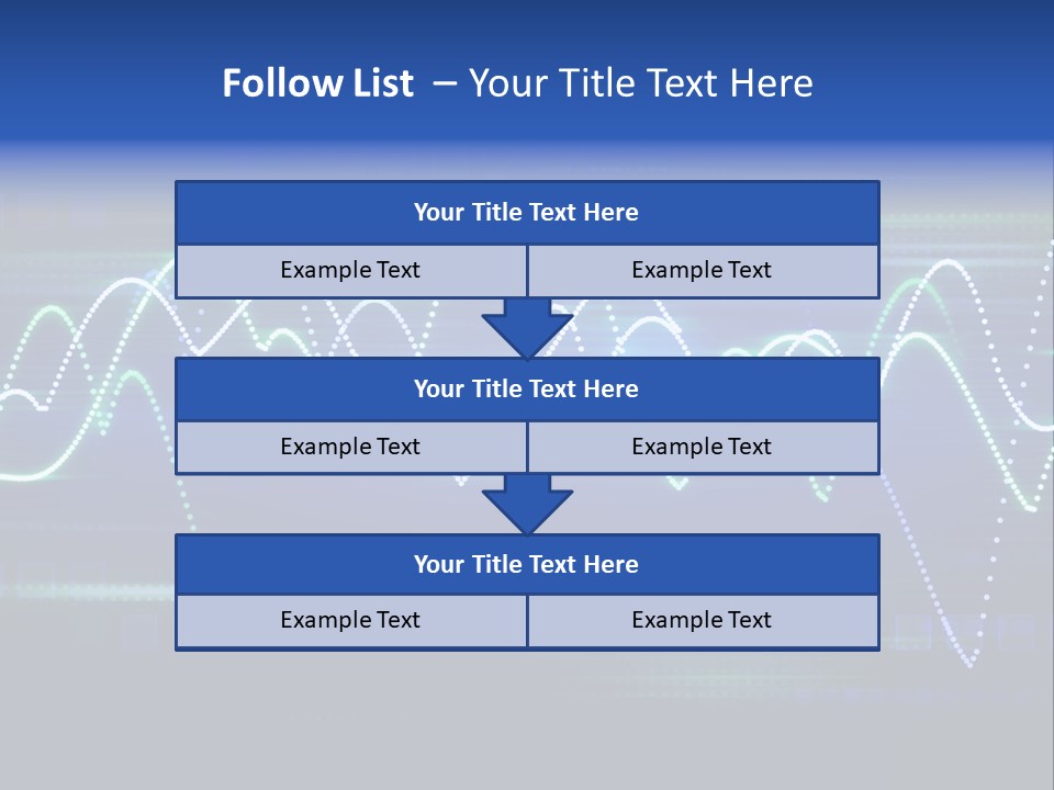 Techno Glimmer Stripe PowerPoint Template
