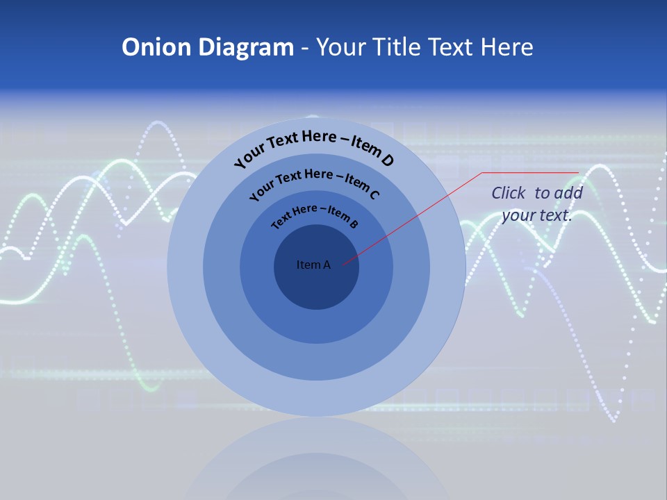 Techno Glimmer Stripe PowerPoint Template