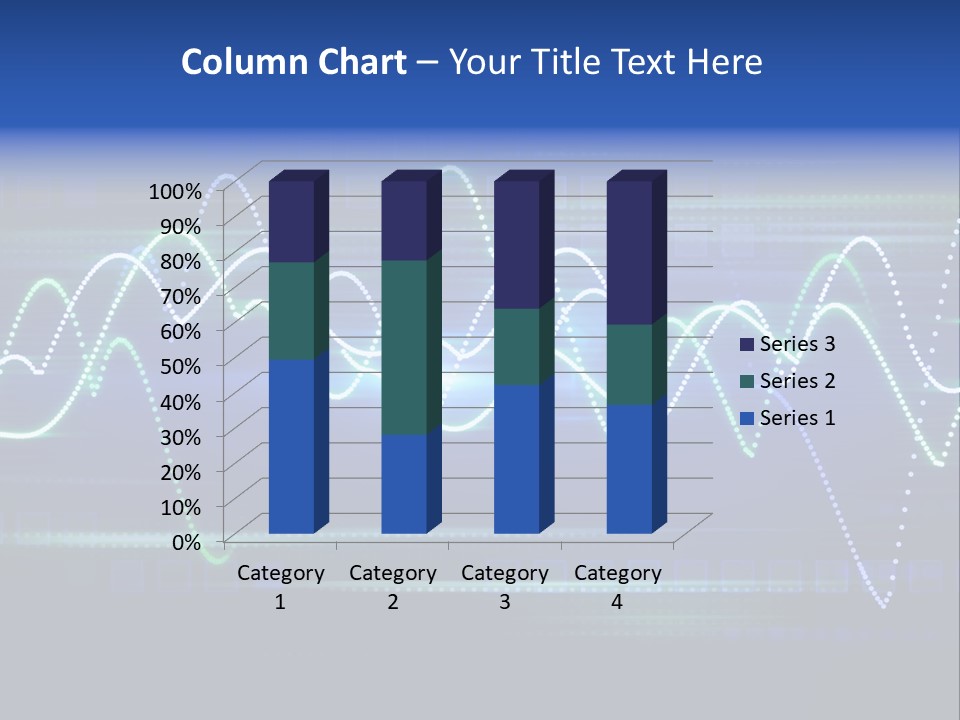 Techno Glimmer Stripe PowerPoint Template