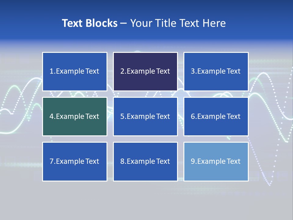 Techno Glimmer Stripe PowerPoint Template