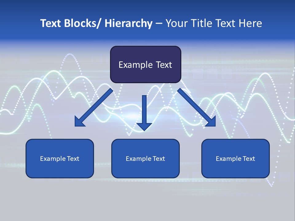 Techno Glimmer Stripe PowerPoint Template