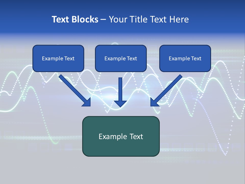 Techno Glimmer Stripe PowerPoint Template
