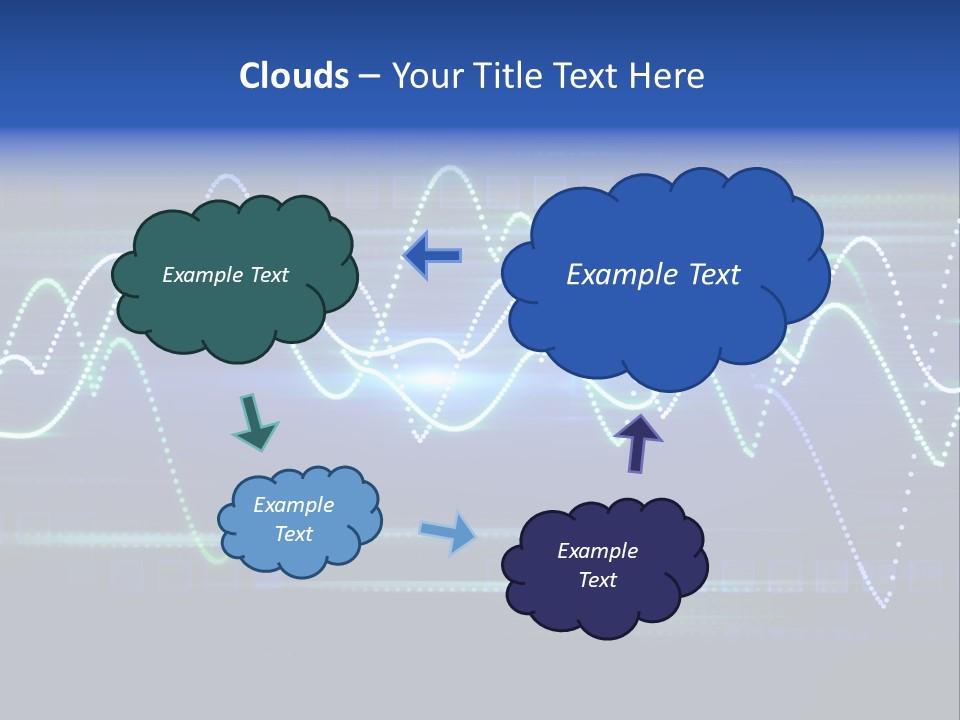 Techno Glimmer Stripe PowerPoint Template