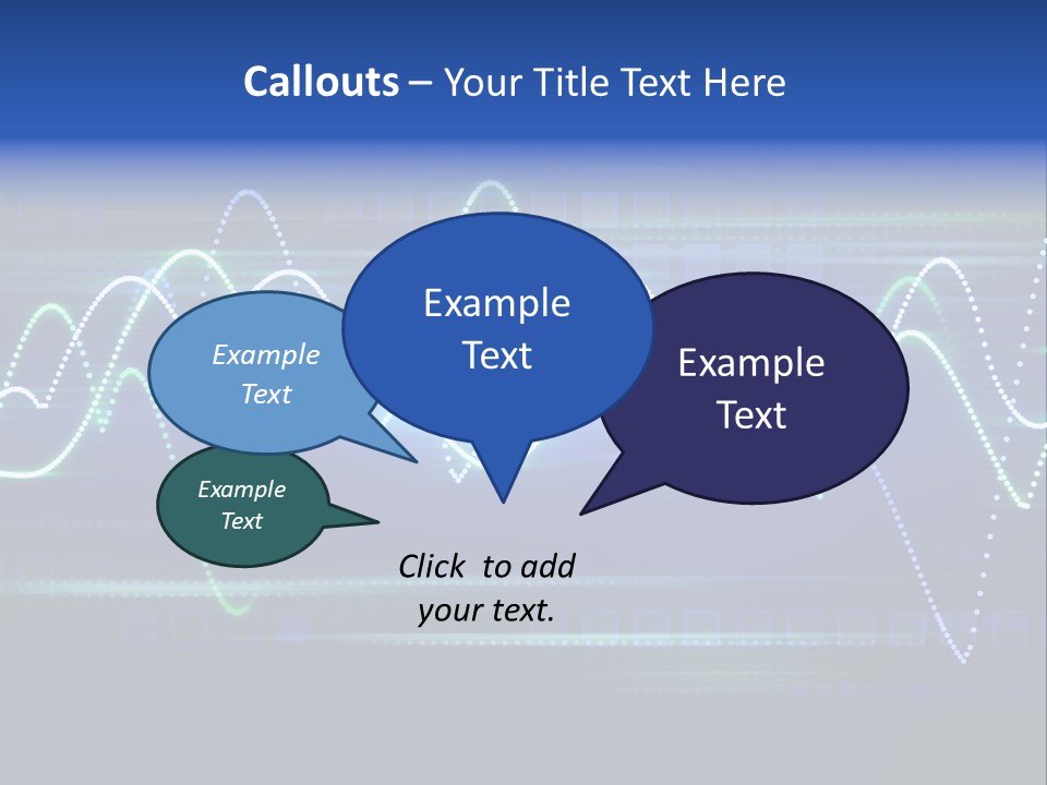 Techno Glimmer Stripe PowerPoint Template