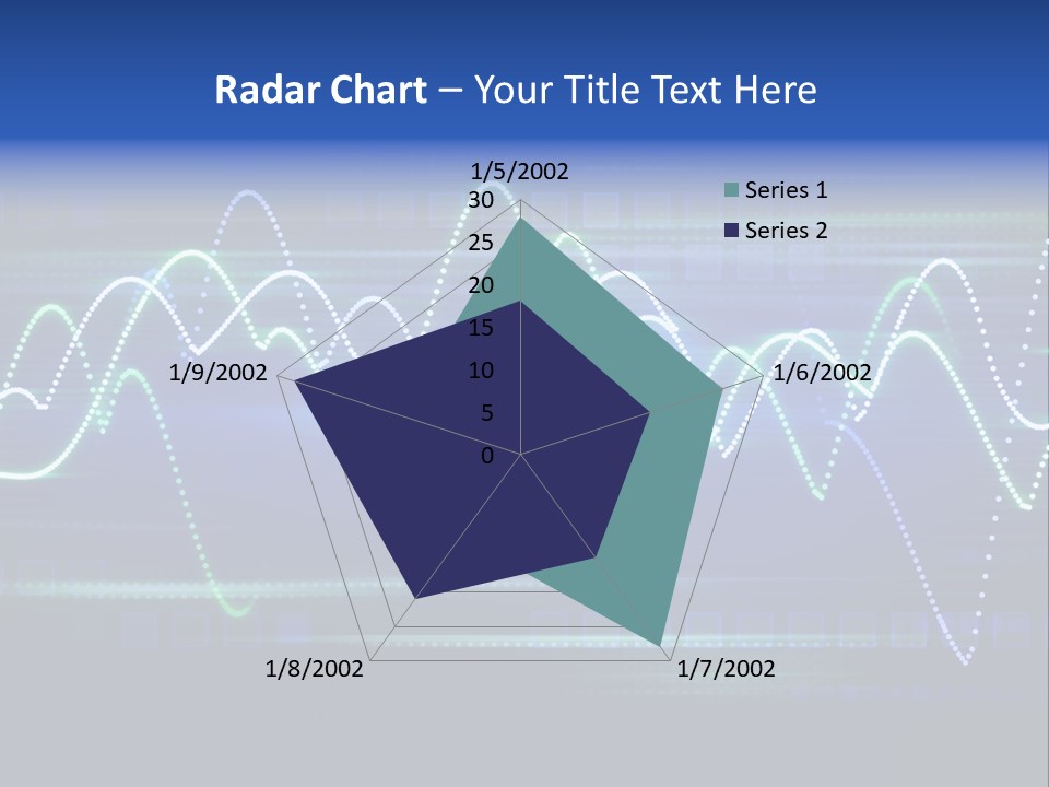 Techno Glimmer Stripe PowerPoint Template