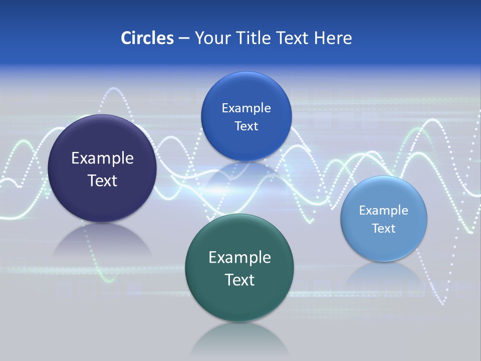 Techno Glimmer Stripe PowerPoint Template