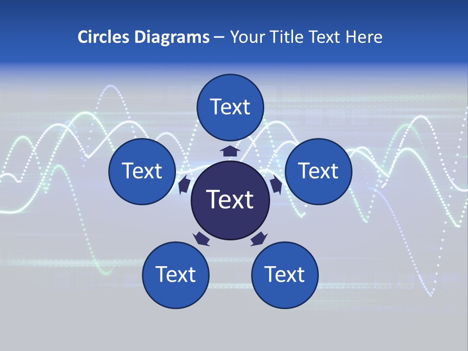 Techno Glimmer Stripe PowerPoint Template