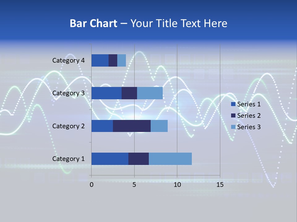 Techno Glimmer Stripe PowerPoint Template