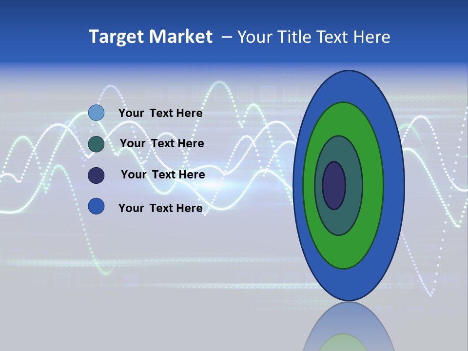 Techno Glimmer Stripe PowerPoint Template