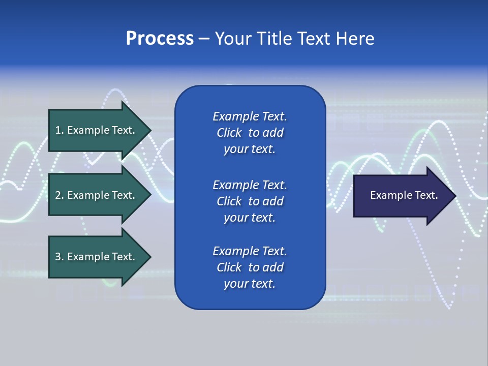 Techno Glimmer Stripe PowerPoint Template