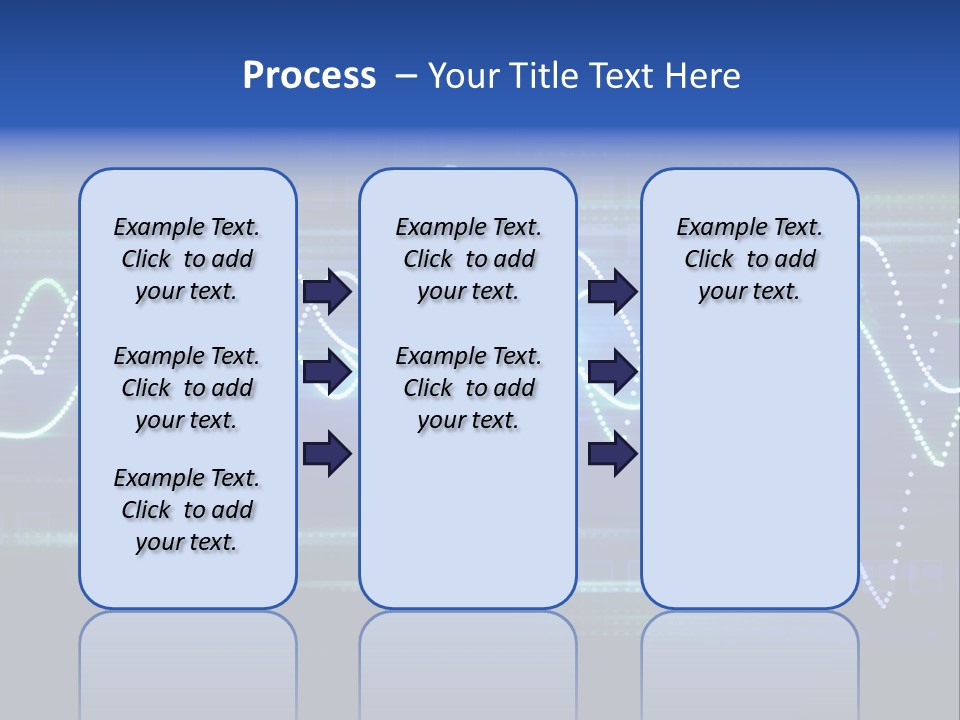 Techno Glimmer Stripe PowerPoint Template