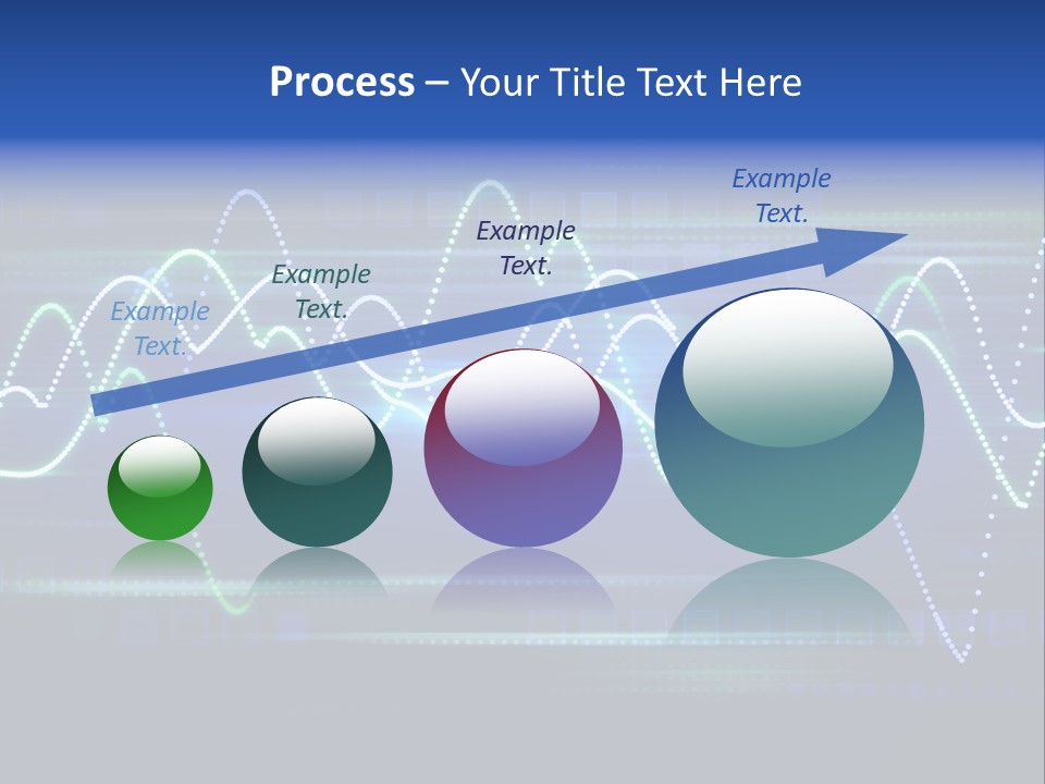 Techno Glimmer Stripe PowerPoint Template