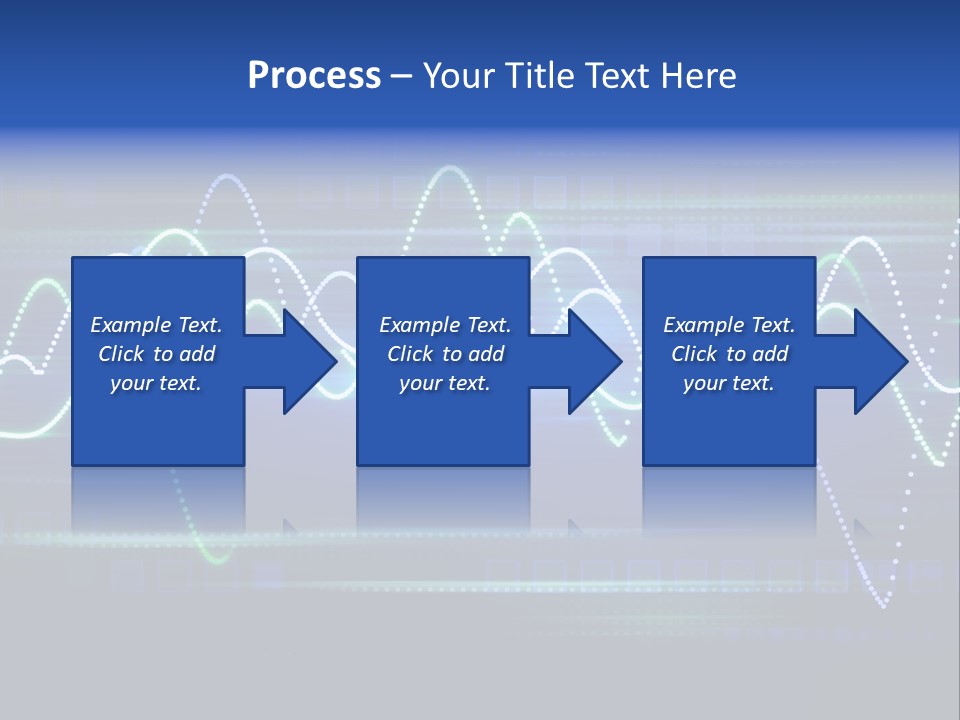 Techno Glimmer Stripe PowerPoint Template