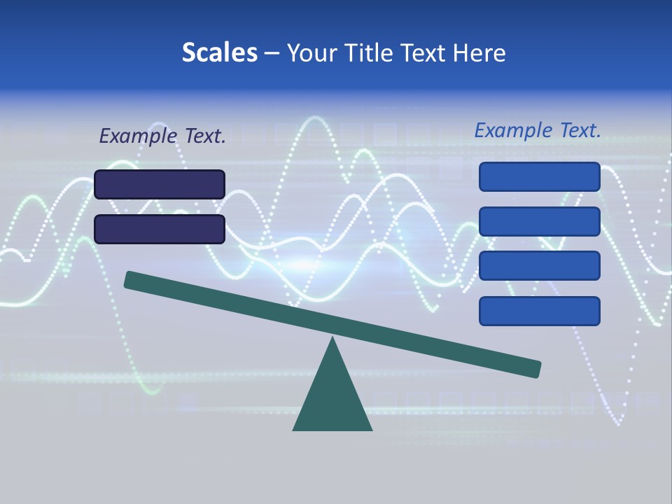 Techno Glimmer Stripe PowerPoint Template
