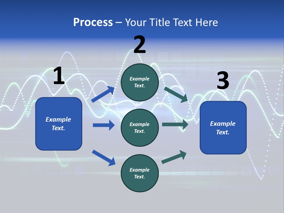 Techno Glimmer Stripe PowerPoint Template