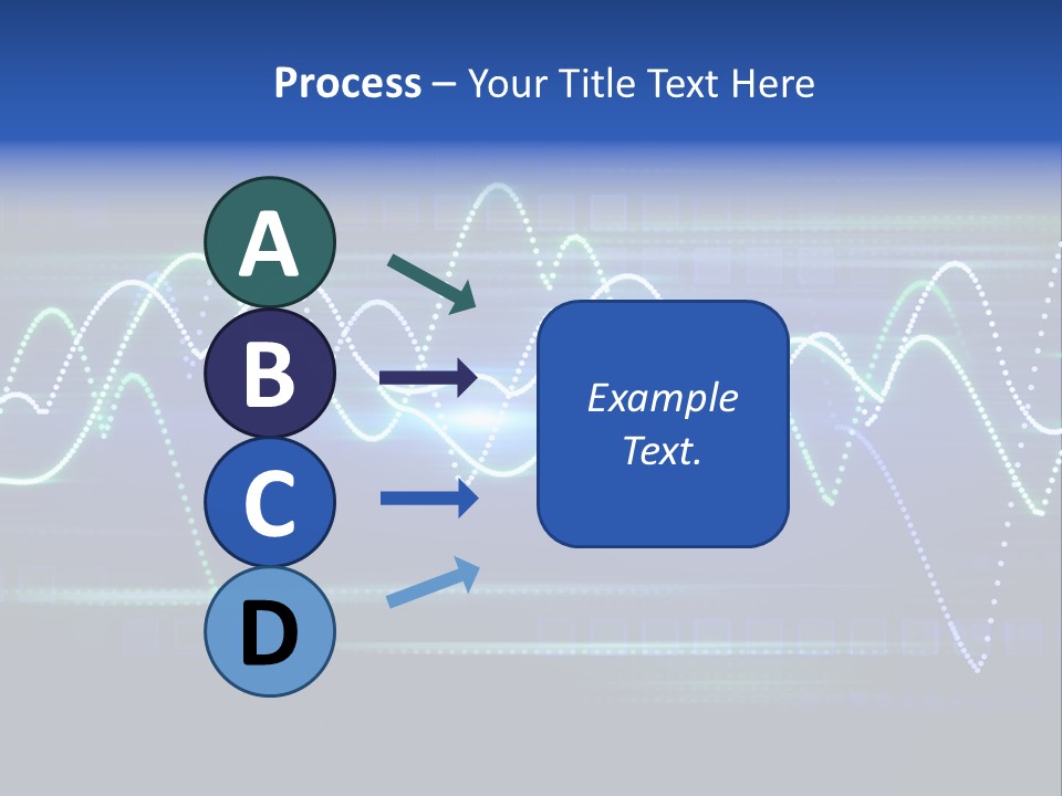 Techno Glimmer Stripe PowerPoint Template