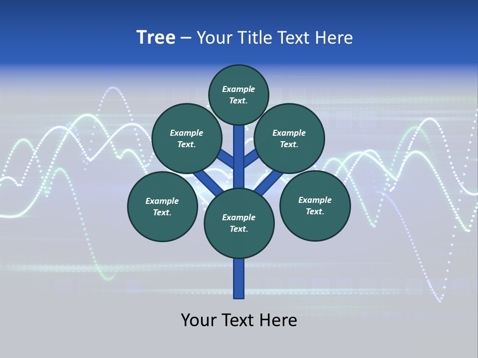 Techno Glimmer Stripe PowerPoint Template