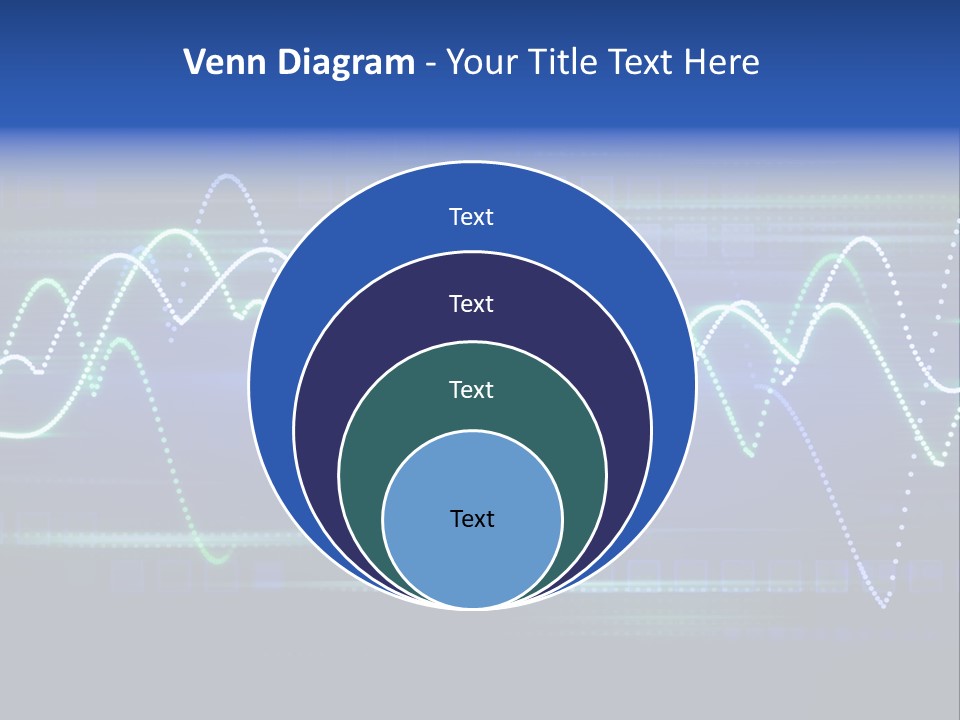 Techno Glimmer Stripe PowerPoint Template