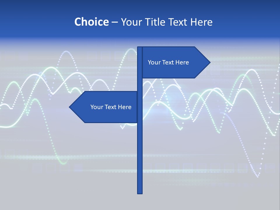 Techno Glimmer Stripe PowerPoint Template