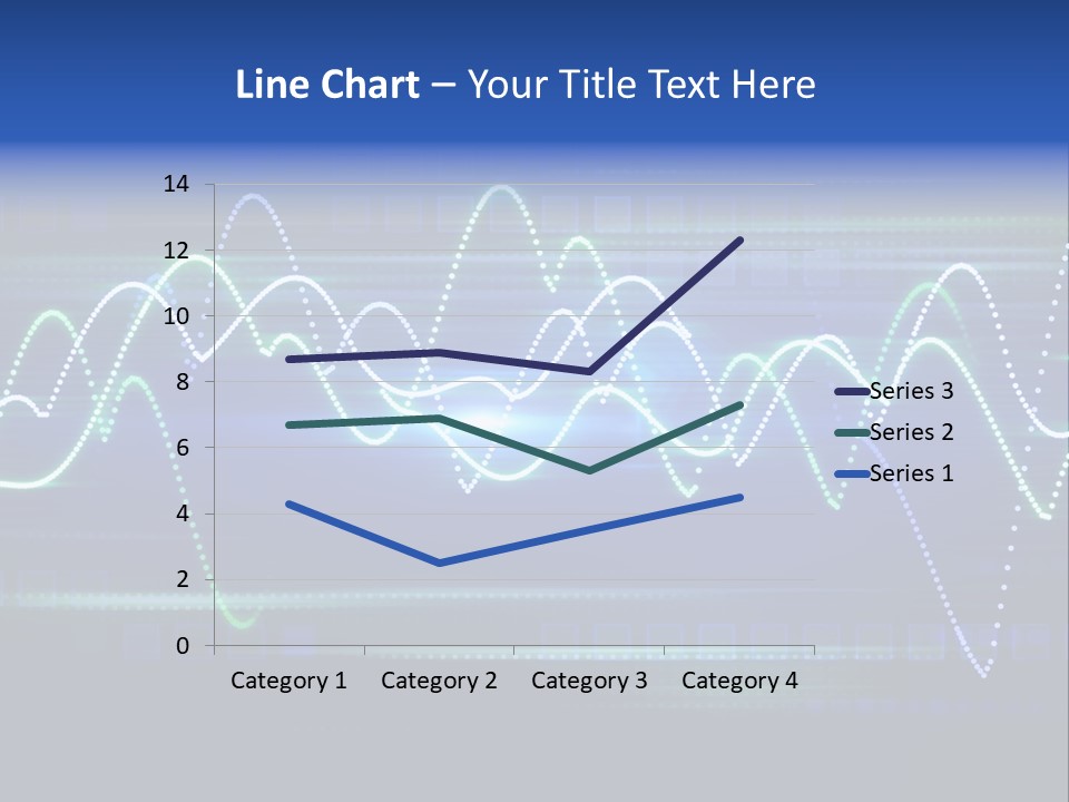 Techno Glimmer Stripe PowerPoint Template